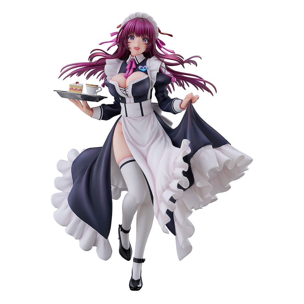 Statua Hanikami Kanojo PVC 1/6 Maid Maison Neru Shizuki Illustration by Piromizu 28 cm DS Modellismo Statua Hanikami Kanojo PVC Maid scala 1/6