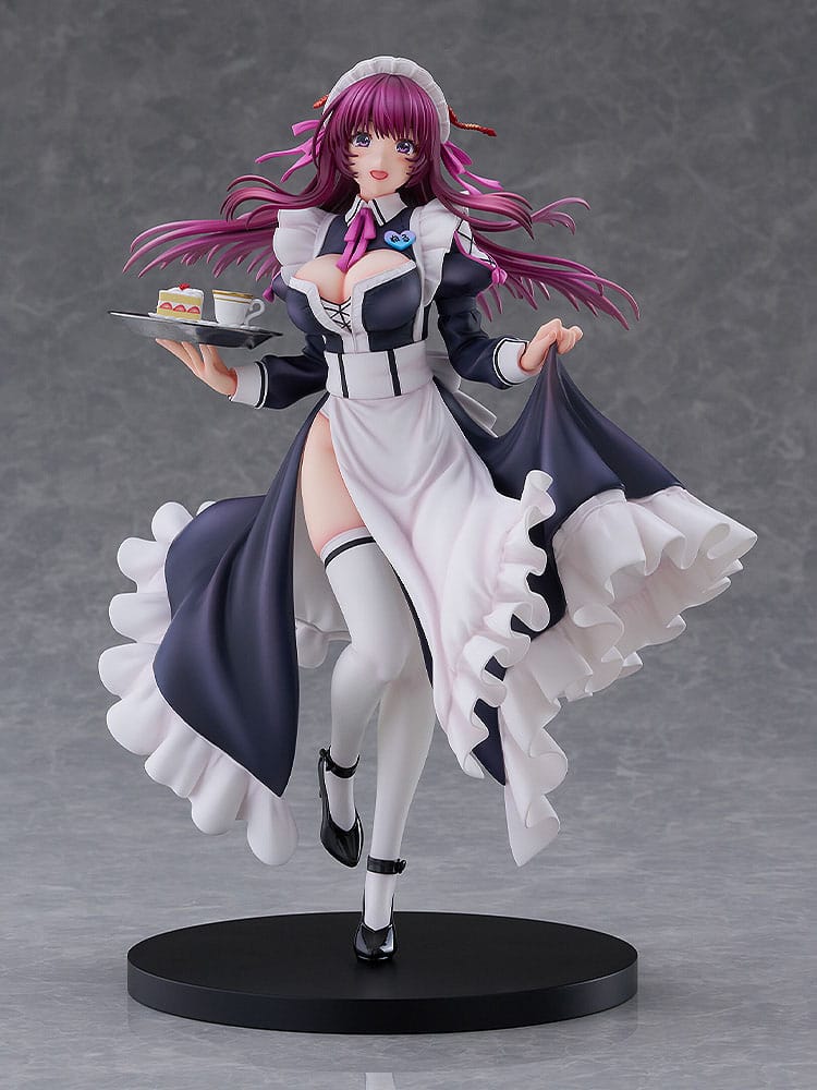 Statua Hanikami Kanojo PVC 1/6 Maid Maison Neru Shizuki Illustration by Piromizu 28 cm DS Modellismo Statua Hanikami Kanojo PVC Maid scala 1/6