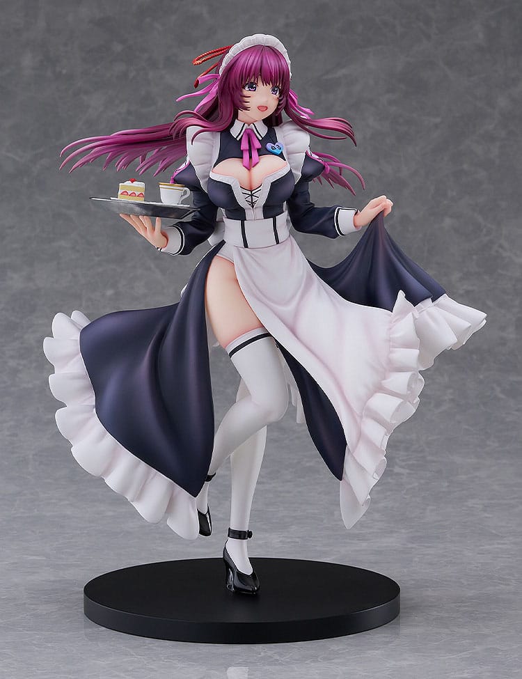 Statua Hanikami Kanojo PVC 1/6 Maid Maison Neru Shizuki Illustration by Piromizu 28 cm DS Modellismo Statua Hanikami Kanojo PVC Maid scala 1/6