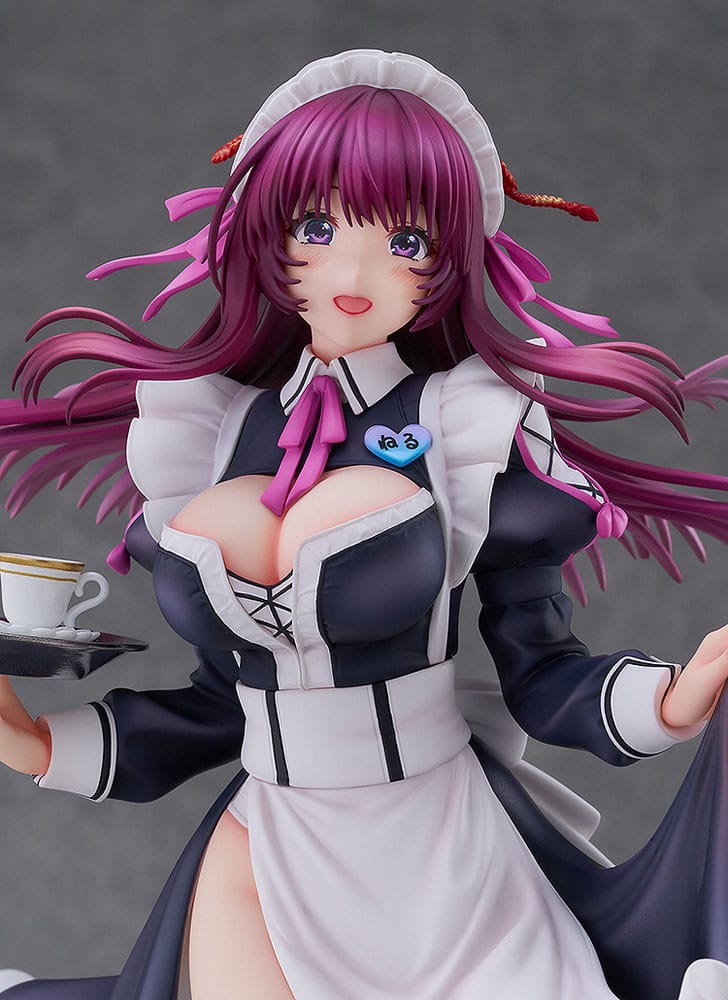 Statua Hanikami Kanojo PVC 1/6 Maid Maison Neru Shizuki Illustration by Piromizu 28 cm DS Modellismo Statua Hanikami Kanojo PVC Maid scala 1/6