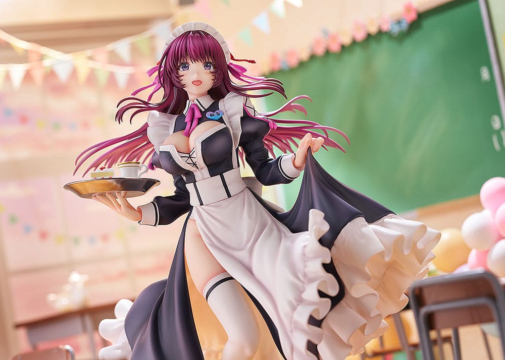 Statua Hanikami Kanojo PVC 1/6 Maid Maison Neru Shizuki Illustration by Piromizu 28 cm DS Modellismo Statua Hanikami Kanojo PVC Maid scala 1/6
