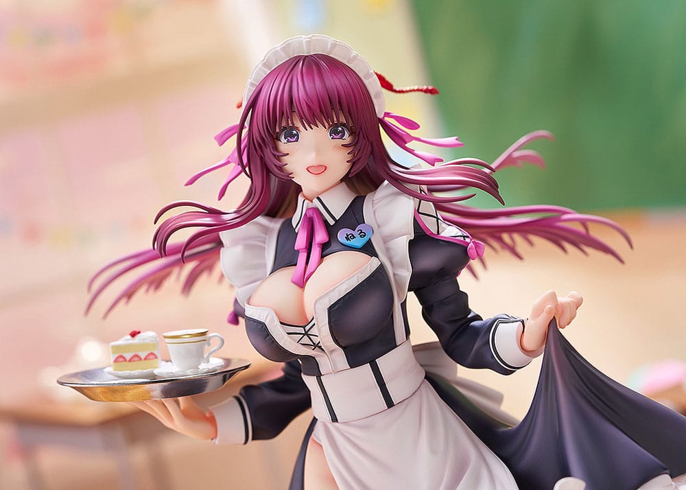 Statua Hanikami Kanojo PVC 1/6 Maid Maison Neru Shizuki Illustration by Piromizu 28 cm DS Modellismo Statua Hanikami Kanojo PVC Maid scala 1/6
