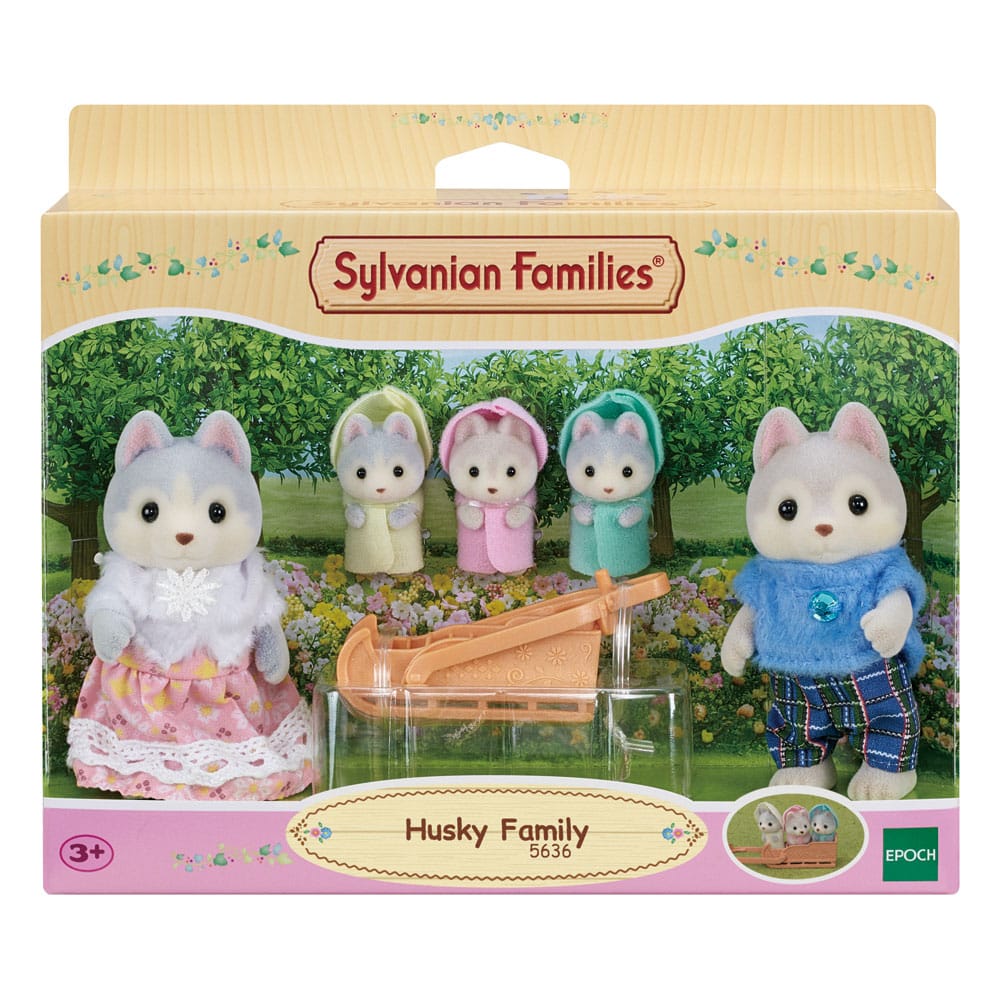Sylvanian Families: Family Husky figure 8 cm DS Modellismo Sylvanian Families: Family Husky Epoch Toys