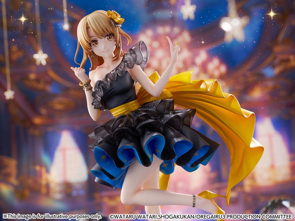 Statua My Youth Romantic Comedy Is Wrong As I Expected. Final Shibuya Scramble Figure PVC 1/7 Iroha Isshiki Starry Dress Ver. 24 cm DS Modellismo Statua My Youth Romantic Comedy Is scala 1/7