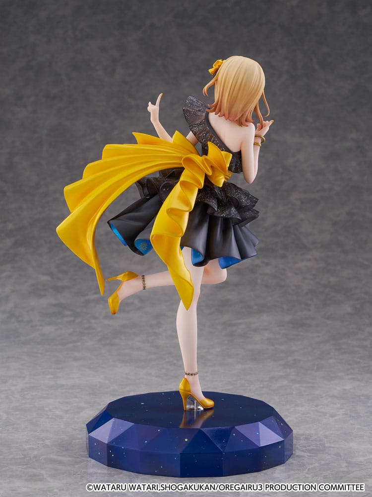 Statua My Youth Romantic Comedy Is Wrong As I Expected. Final Shibuya Scramble Figure PVC 1/7 Iroha Isshiki Starry Dress Ver. 24 cm DS Modellismo Statua My Youth Romantic Comedy Is scala 1/7