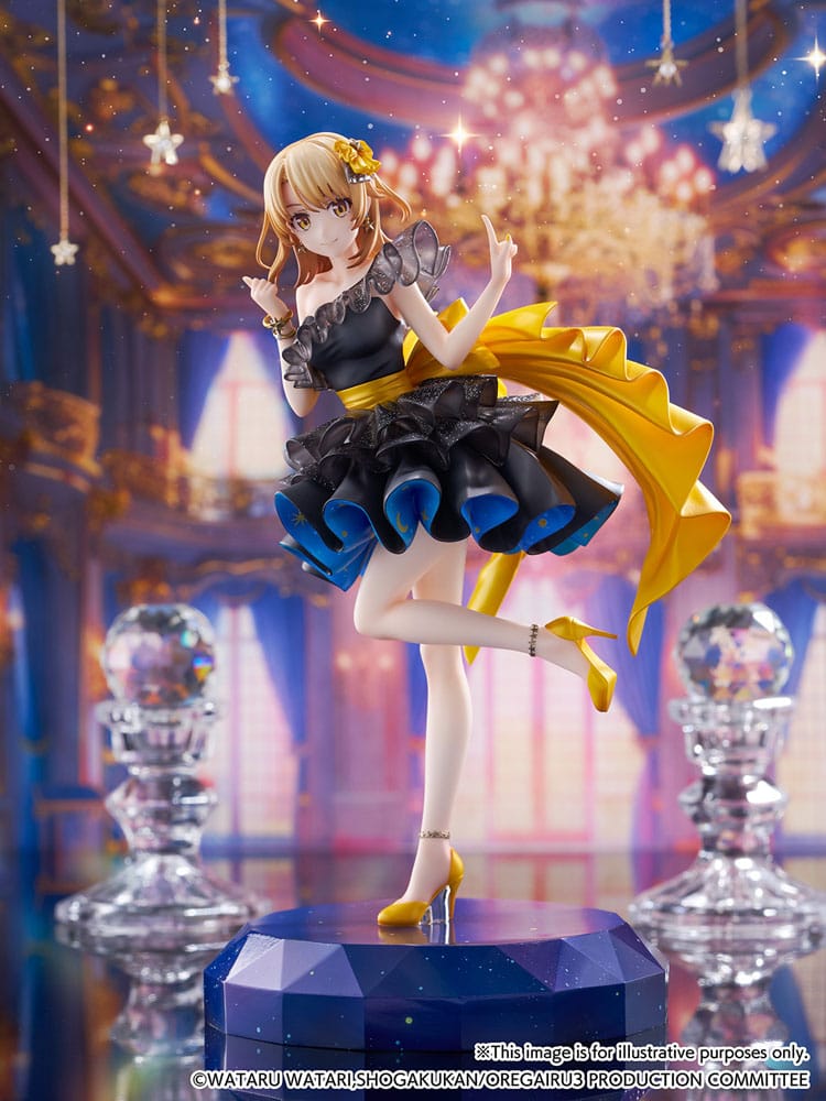 Statua My Youth Romantic Comedy Is Wrong As I Expected. Final Shibuya Scramble Figure PVC 1/7 Iroha Isshiki Starry Dress Ver. 24 cm DS Modellismo Statua My Youth Romantic Comedy Is scala 1/7