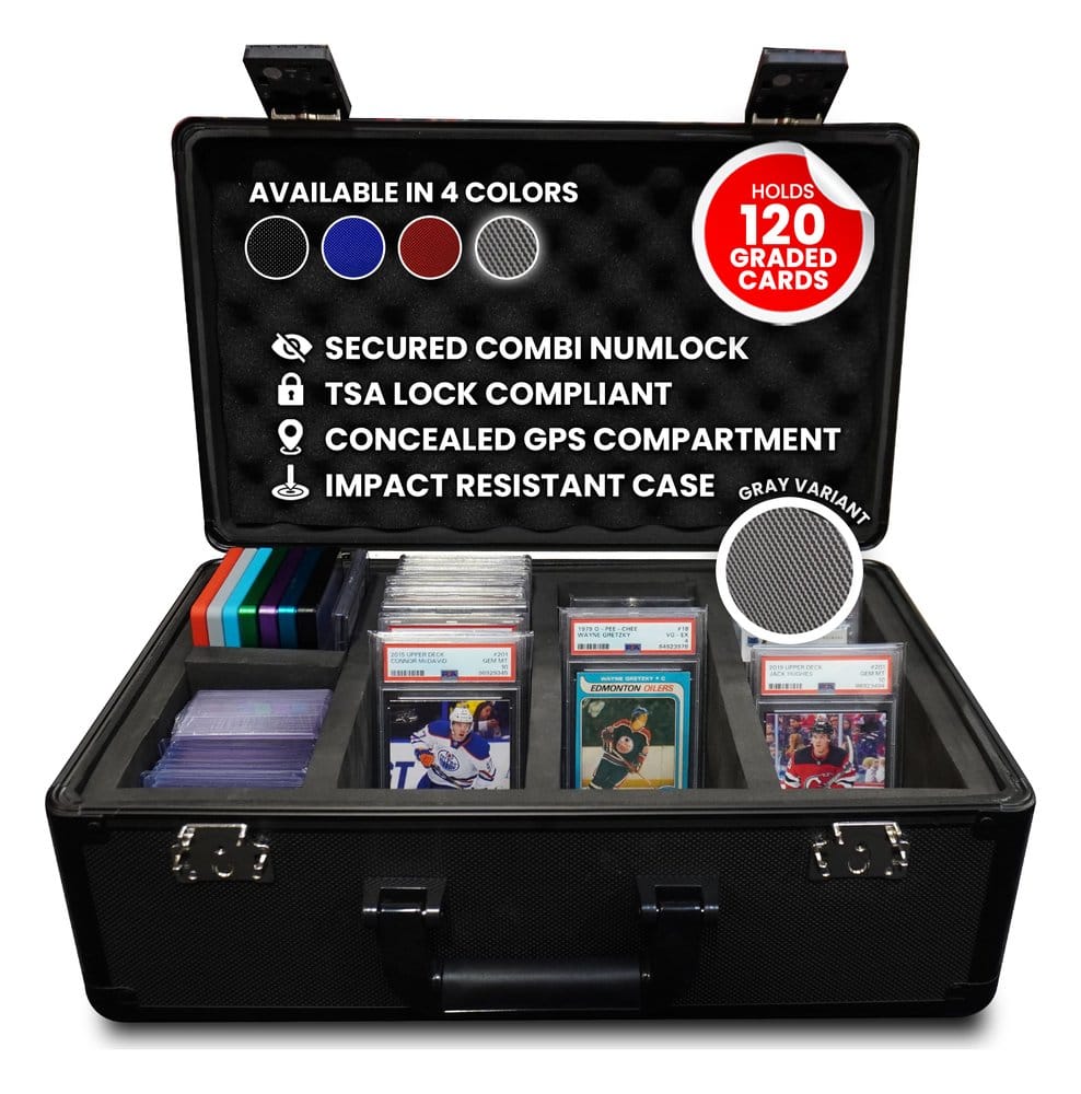 Evoretro Trading Card Storage Box for 120 Cards XL Gray DS Modellismo Evoretro Trading Card Storage Box for 120