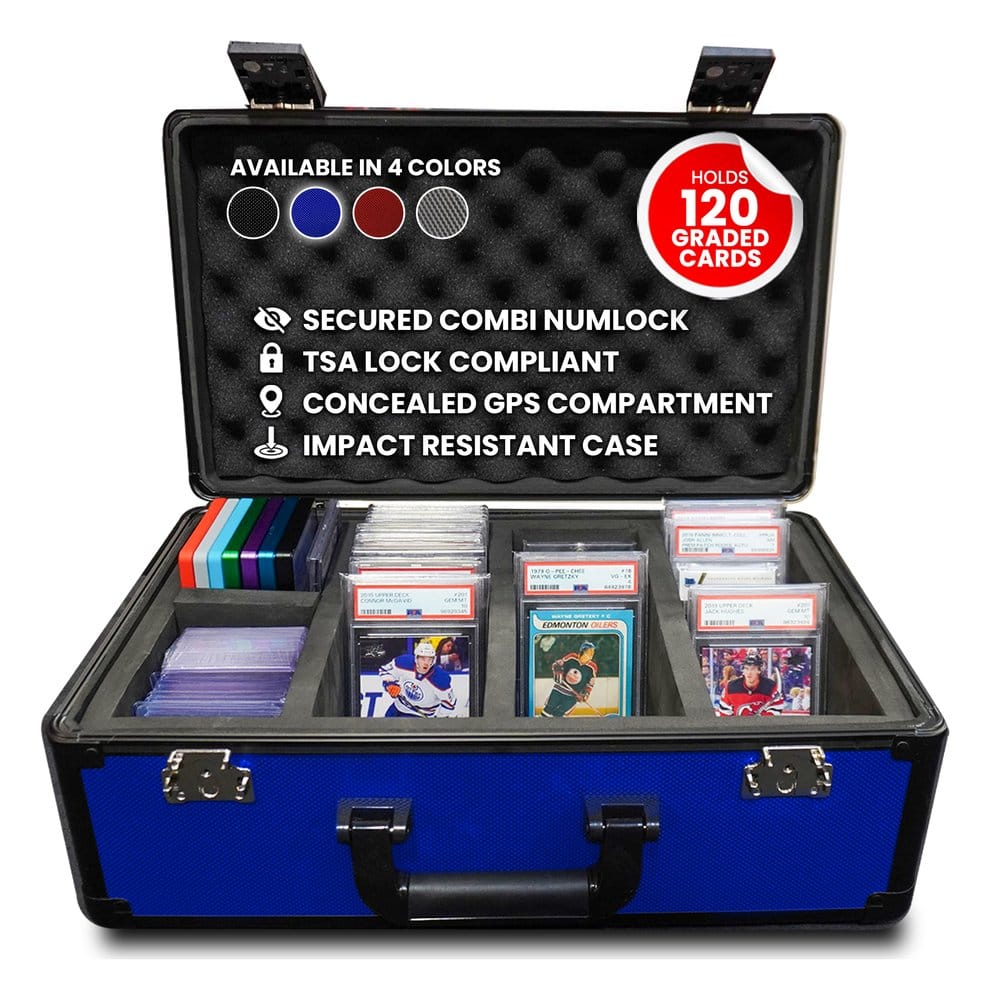 Evoretro Trading Card Storage Box for 120 Cards XL Blue DS Modellismo Evoretro Trading Card Storage Box for 120