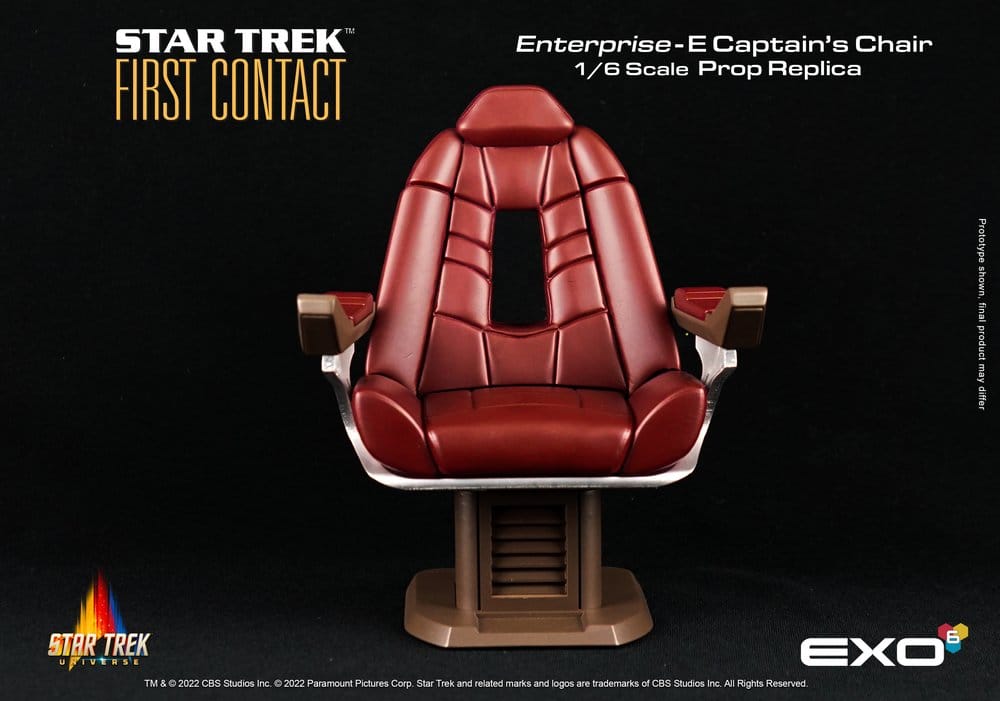 Replica Star Trek: First Contact 1/6 Captain's Chair 15 cm DS Modellismo Replica Star Trek: First Contact scala 1/6