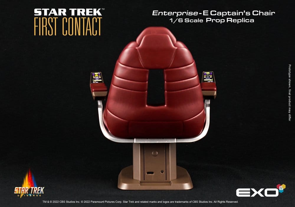 Replica Star Trek: First Contact 1/6 Captain's Chair 15 cm DS Modellismo Replica Star Trek: First Contact scala 1/6