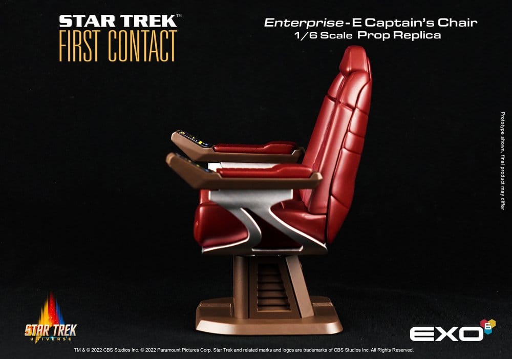 Replica Star Trek: First Contact 1/6 Captain's Chair 15 cm DS Modellismo Replica Star Trek: First Contact scala 1/6