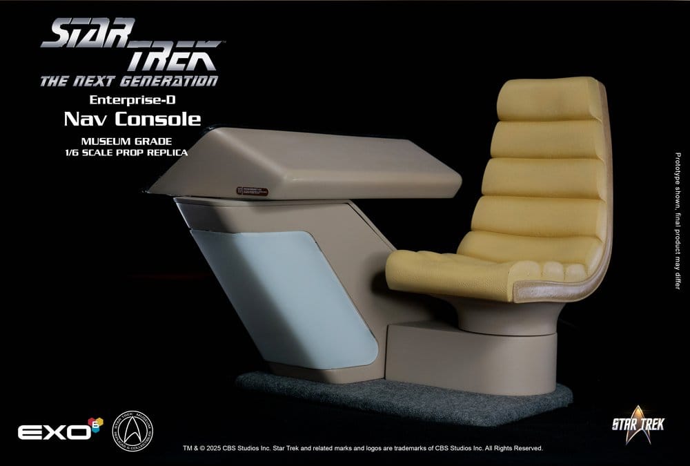 Replica Star Trek: The Next Generation 1/6 Enterprise-D Bridge Consoles Set DS Modellismo Replica Star Trek: Next Generation scala 1/6