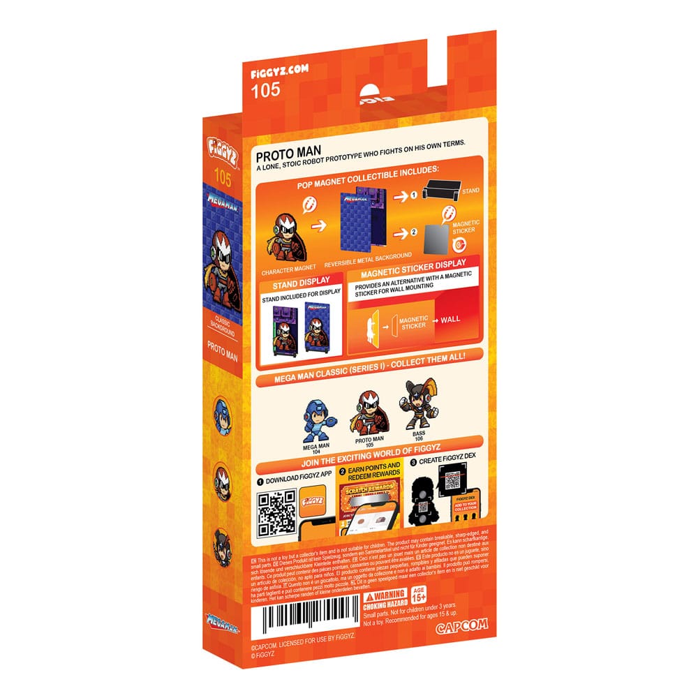 Calamita Mega Man FiGGYZ da collezione Proto Man 11 cm DS Modellismo Calamita Mega Man FiGGYZ da collezione Proto
