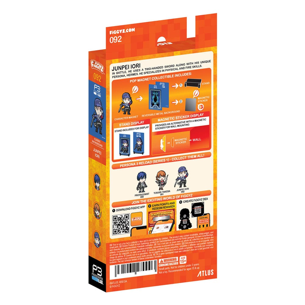 Calamita Persona 3 Reload FiGGYZ da collezione Junpei Iori 11 cm DS Modellismo Calamita Persona 3 Reload FiGGYZ