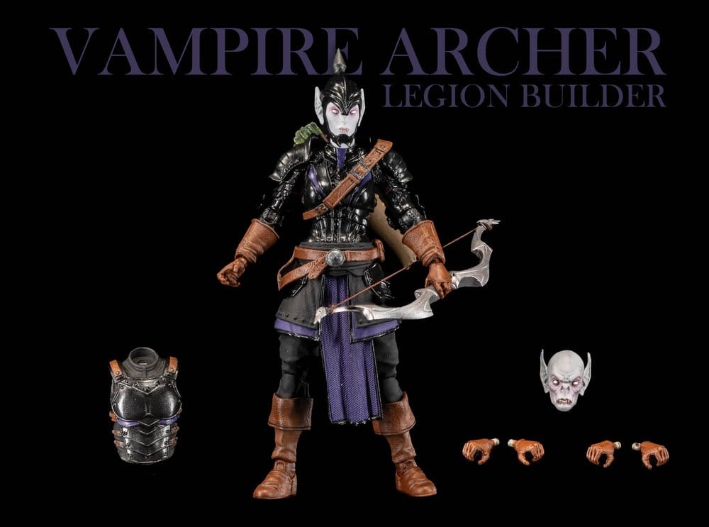Mythic Legions: Reinforcement 3 Action Figure Vampire Archer Legion Builder DS Modellismo Mythic Legions: Reinforcement 3 Action