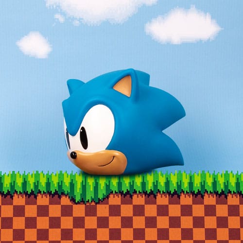 Lampada d'atmosfera Sonic the Hedgehog Sonic Head 12 cm DS Modellismo Lampada d'atmosfera Sonic Hedgehog Sonic