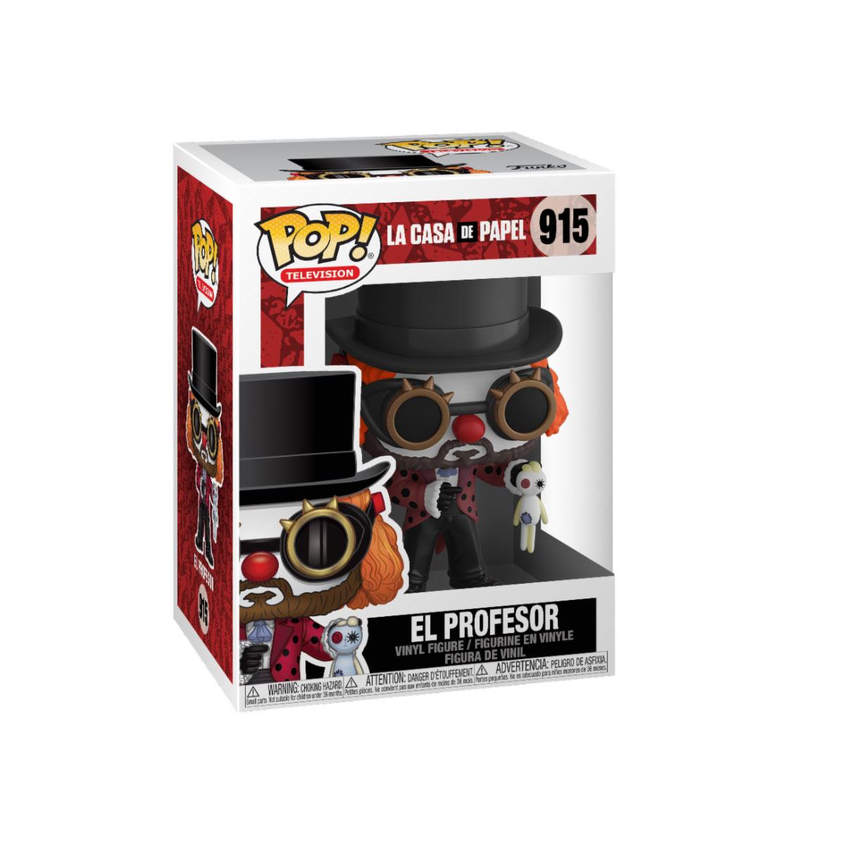 Money Heist POP! TV Vinyl Figure Professor O Clown 9 cm DS Modellismo Money Heist POP! TV Professor O Clown Funko