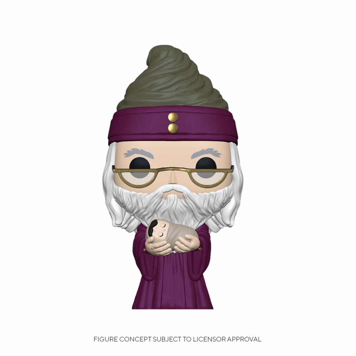 Harry Potter POP! Movies Vinyl Figure Dumbledore w/Baby Harry 9 cm DS Modellismo Harry Potter POP! Movies Dumbledore w/Baby