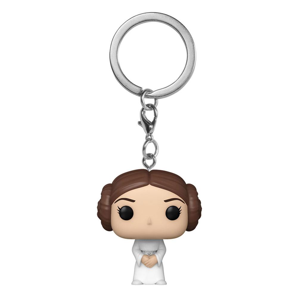 Portachiavi Star Wars Pocket POP! 4 cm Leia Display (12) DS Modellismo Portachiavi Star Wars Pocket POP! Leia
