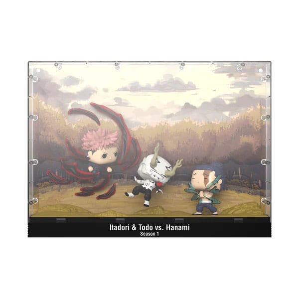 Jujutsu Kaisen POP Moments Vinyl Figures Itadori & Todo vs Hanami 9 cm DS Modellismo Jujutsu Kaisen POP Moments Itadori & Todo vs