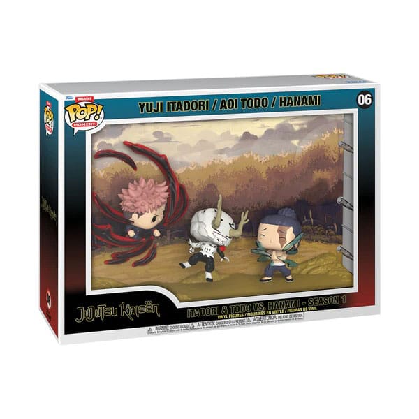 Jujutsu Kaisen POP Moments Vinyl Figures Itadori & Todo vs Hanami 9 cm DS Modellismo Jujutsu Kaisen POP Moments Itadori & Todo vs