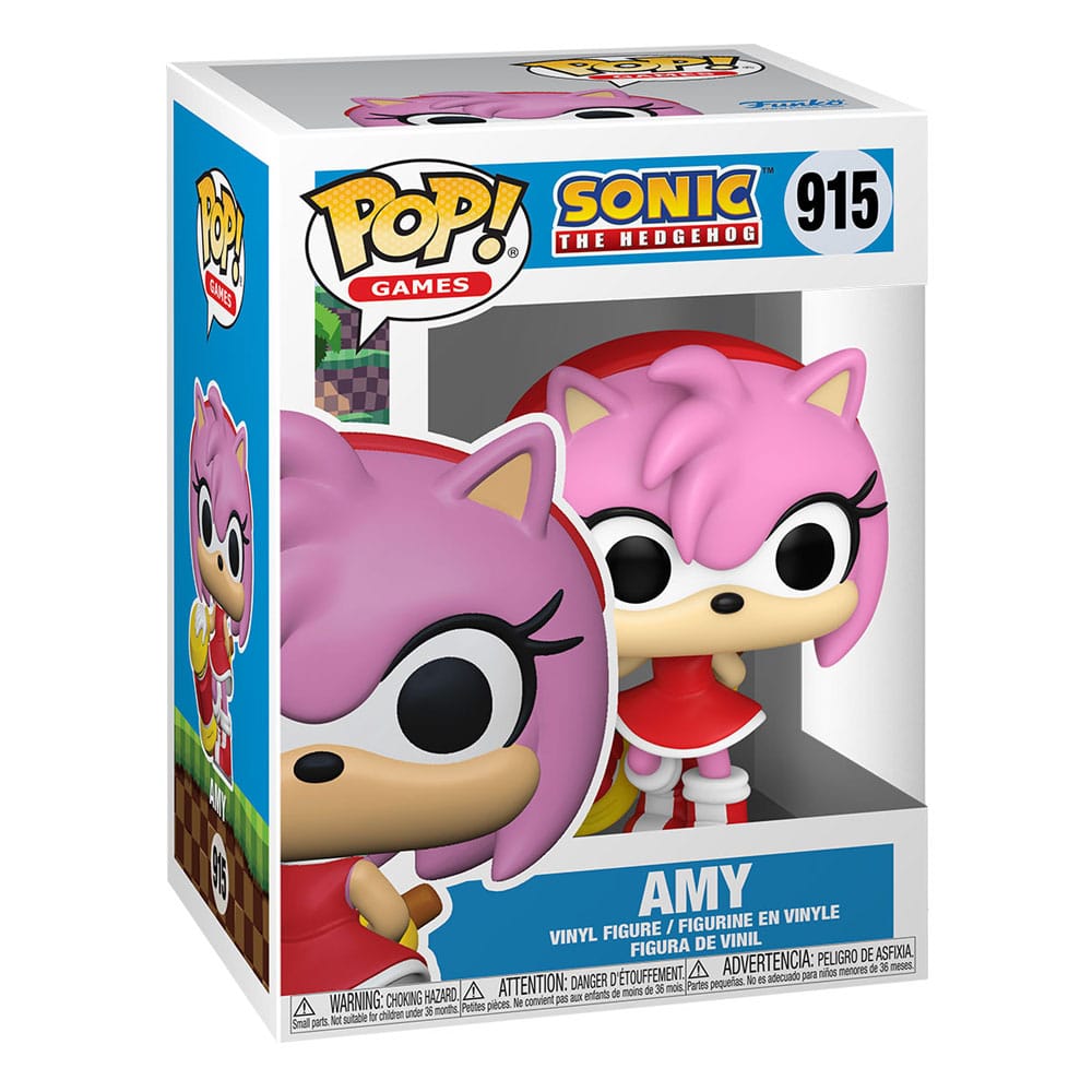 Sonic the Hedgehog POP! Games Vinyl Figure Amy Rose 9 cm DS Modellismo Sonic Hedgehog POP! Games Amy Rose