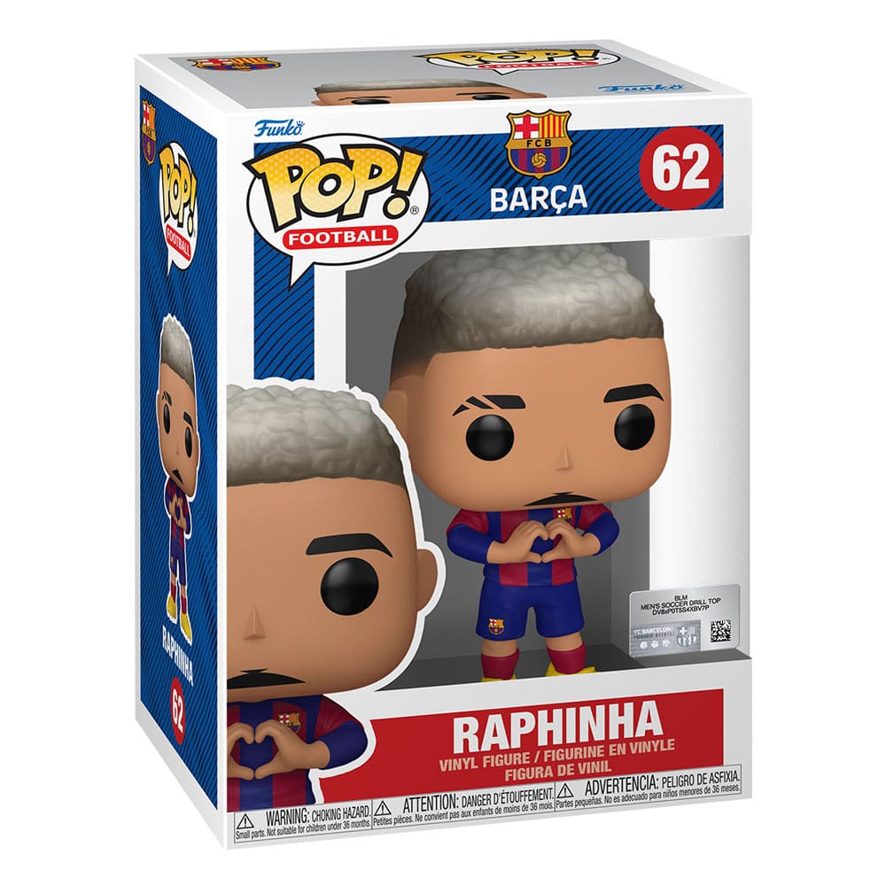 EFL POP! Football Vinyl Figure Barcelona - Raphinha 9 cm DS Modellismo Efl POP! Football Barcelona Raphinha Funko