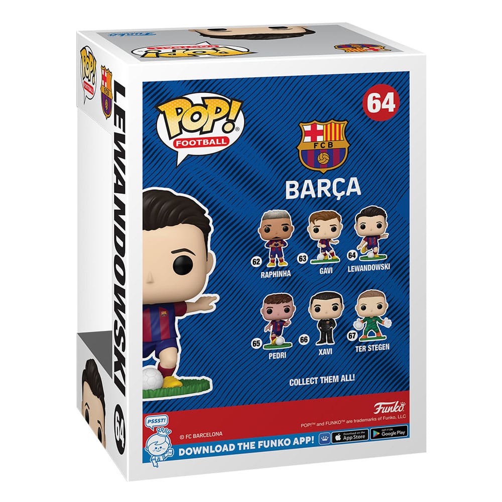 EFL POP! Football Vinyl Figure Barcelona - Lewandowski 9 cm DS Modellismo Efl POP! Football Barcelona Lewandowski