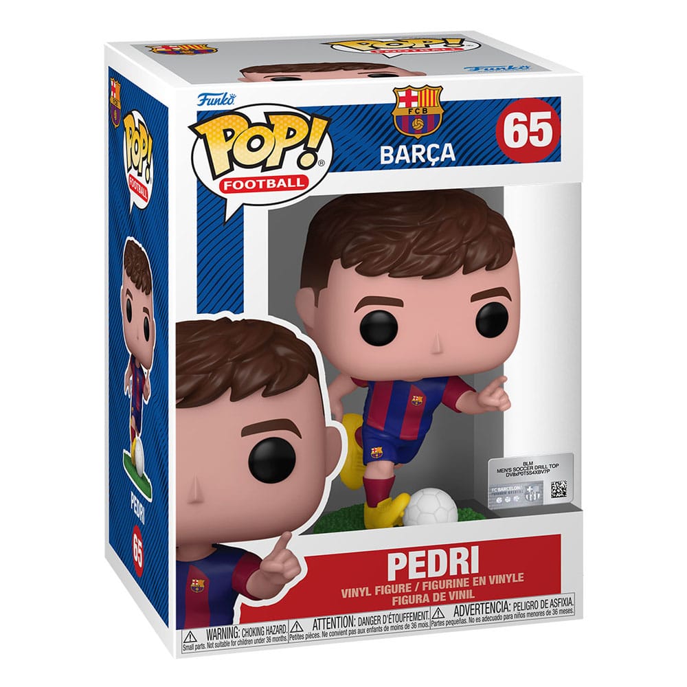 EFL POP! Football Vinyl Figure Barcelona - Pedri 9 cm DS Modellismo Efl POP! Football Barcelona Pedri Funko