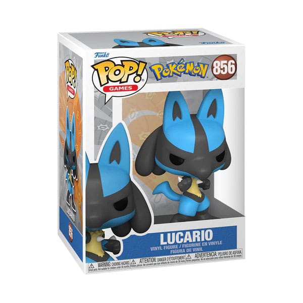 Pokémon POP! Games Vinyl Figure Lucario(EMEA) 9 cm DS Modellismo Pokémon POP! Games Lucario(EMEA) Funko