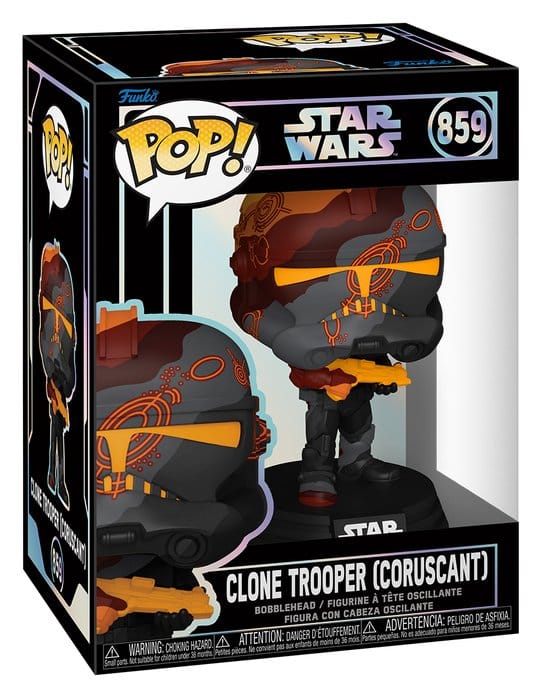 Star Wars POP! Vinyl Bobblehead Figure Clone Trooper (Coruscant) 9 cm DS Modellismo Star Wars POP! Bobblehead Clone Trooper