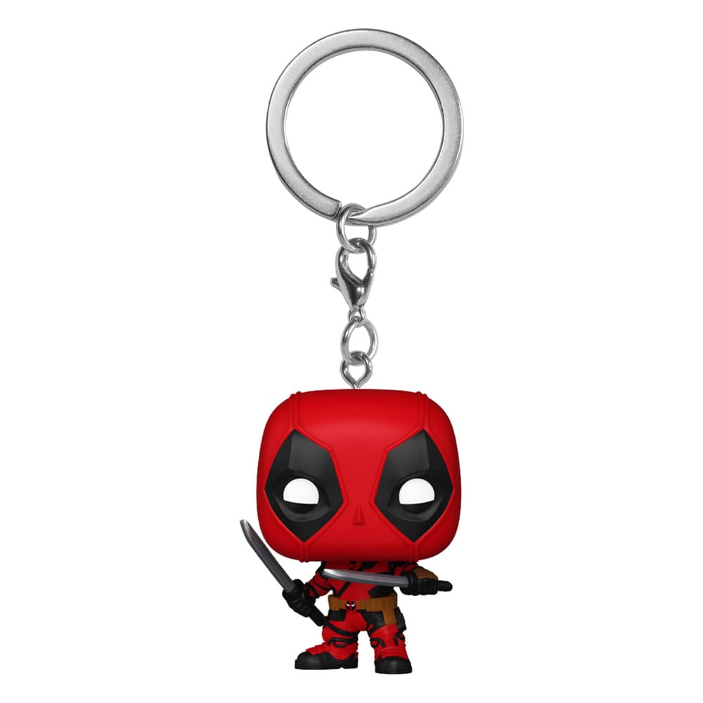 Portachiavi Deadpool 3 POP! 4 cm Deadpool Display (12) DS Modellismo Portachiavi Deadpool 3 POP! Deadpool Display