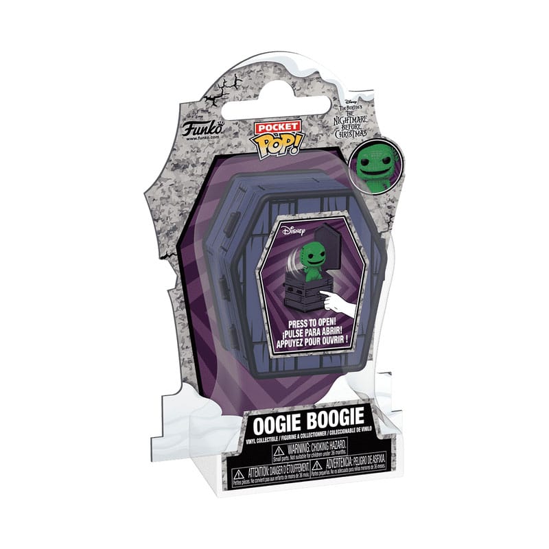 The Nightmare Before Christmas Coffin Pocket POP! Vinyl Figure Oogie Boogie 6 cm DS Modellismo Nightmare Before Christmas Coffin Pocket