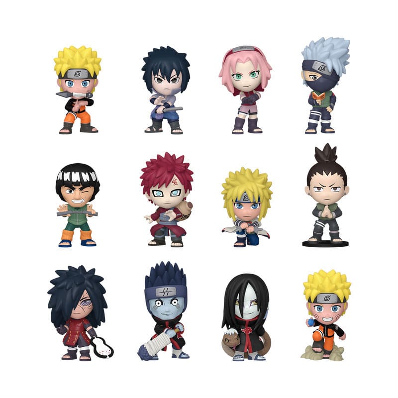 Naruto Shippuden Mystery Mini Figures 5 cm Display (12) DS Modellismo Naruto Shippuden Mystery Mini Display (12)