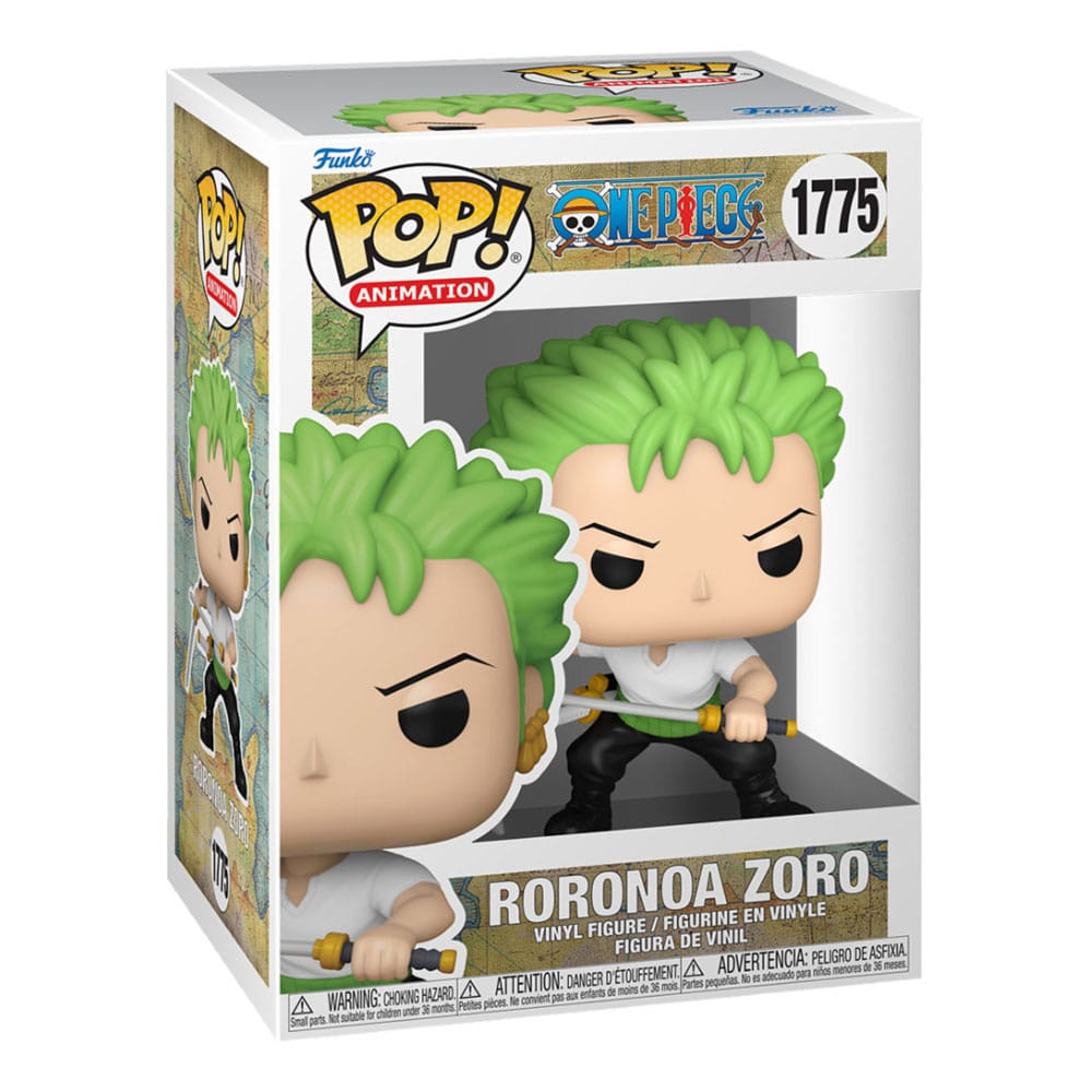 One Piece POP! Animation Vinyl Figures Zoro (Refresh) w/Ch 9 cm Assortment (6) DS Modellismo One Piece POP! Animation Zoro (Refresh) w/Ch