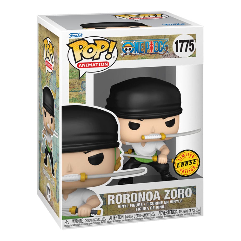 One Piece POP! Animation Vinyl Figures Zoro (Refresh) w/Ch 9 cm Assortment (6) DS Modellismo One Piece POP! Animation Zoro (Refresh) w/Ch