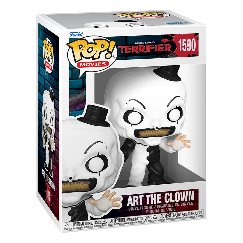 Terrifier POP! Movies Vinyl Figure Art the Clown 9 cm DS Modellismo Terrifier POP! Movies Art Clown Funko