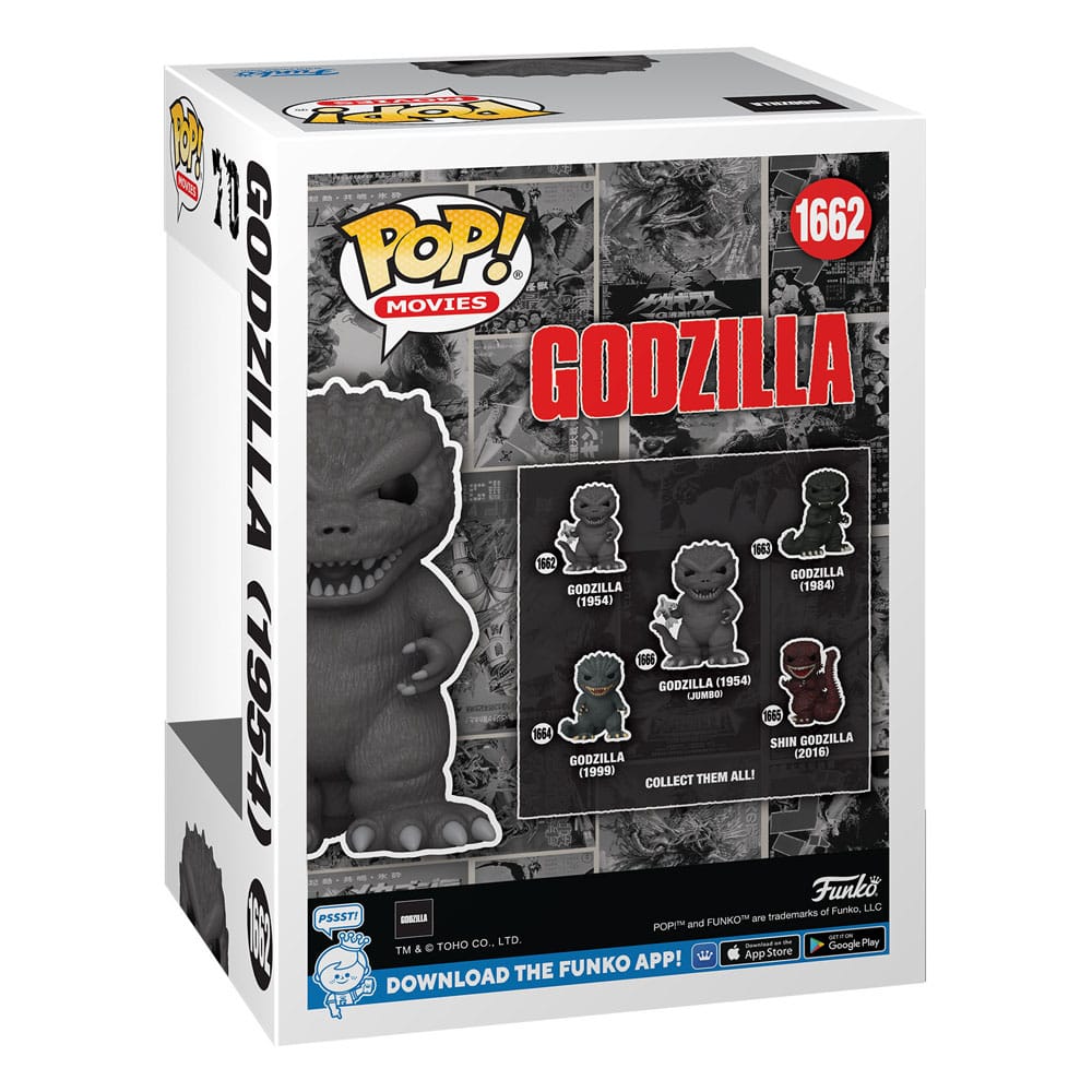 Godzilla 70th Anniversary POP! Movies Vinyl Figure Godzilla 1954 9 cm DS Modellismo Godzilla 70th Anniversary POP! Movies