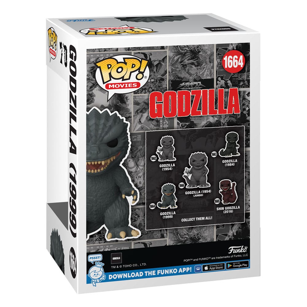 Godzilla 70th Anniversary POP! Movies Vinyl Figure Godzilla 1999 9 cm DS Modellismo Godzilla 70th Anniversary POP! Movies