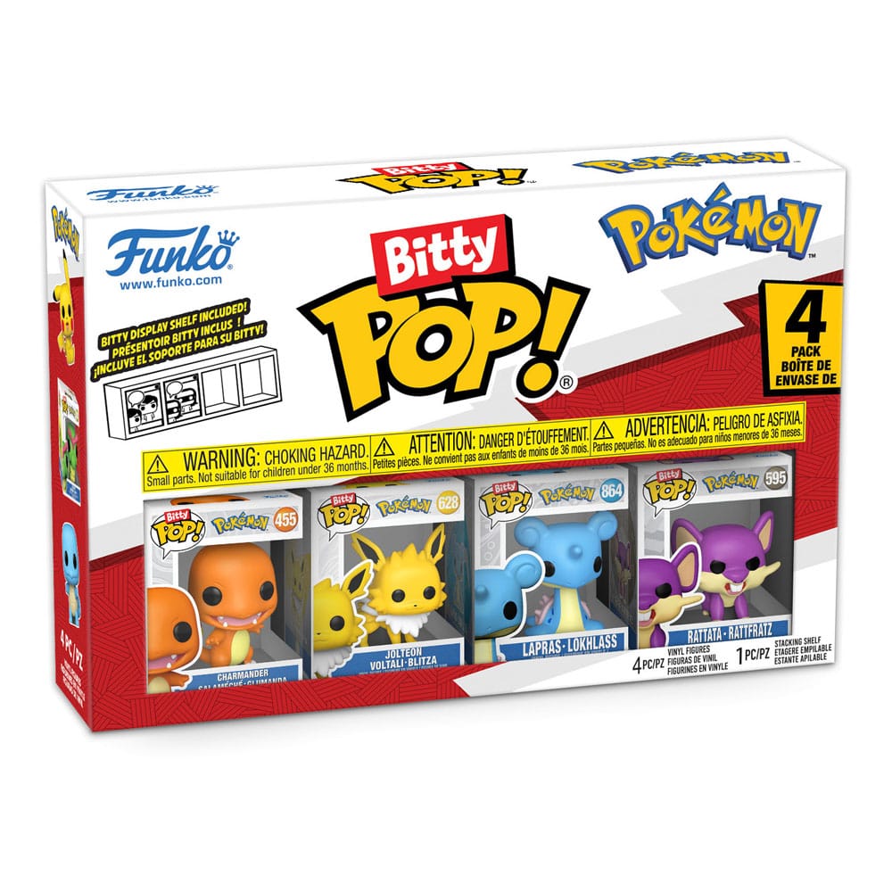 Pokémon Bitty POP! Vinyl Figure 4-Pack Series 2 2 cm DS Modellismo Pokémon Bitty POP! 4-Pack 2 Funko