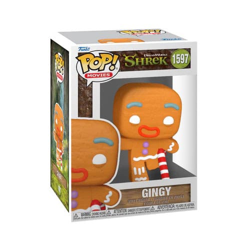 Shrek POP! Movies Vinyl Figure 30th Anniversary Gingerbread man 9 cm DS Modellismo Shrek POP! Movies 30th Anniversary