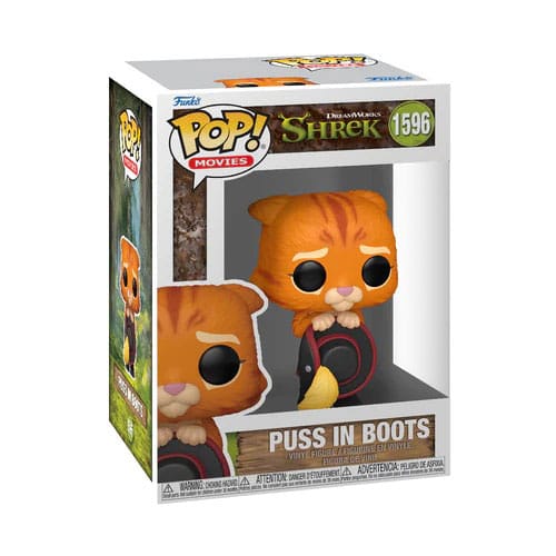 Shrek POP! Movies Vinyl Figure 30th Anniversary Puss in Boots 9 cm DS Modellismo Shrek POP! Movies 30th Anniversary Puss