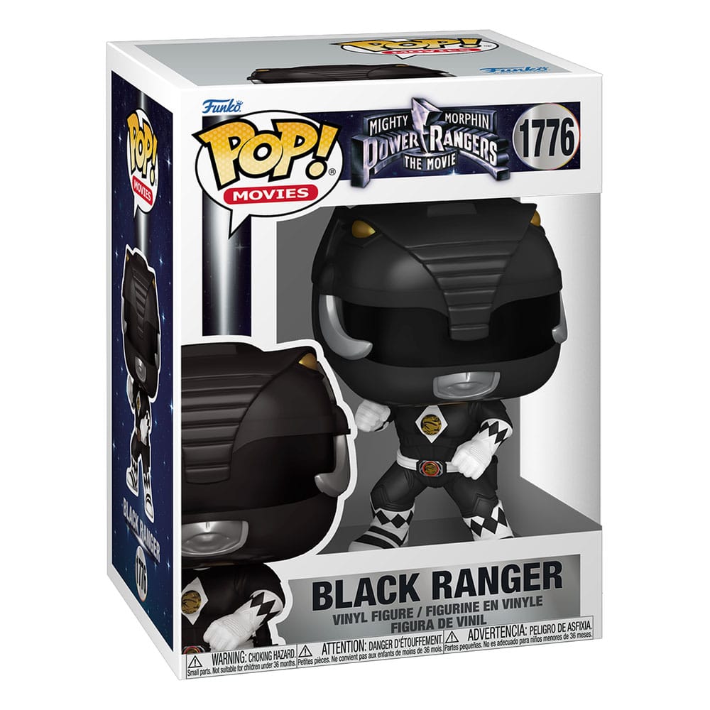 Mighty Morphin Power Rangers: The Movie POP! Movies Vinyl Figures Black Ranger 9 cm DS Modellismo Mighty Morphin Power Rangers: Movie POP!