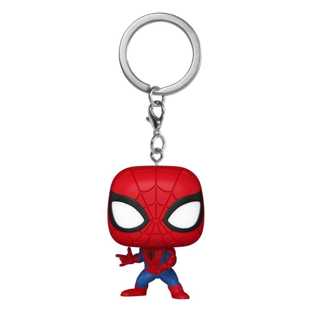 Portachiavi Marvel POP! 4 cm New Classics - Spider-Man Display (12) DS Modellismo Portachiavi Marvel POP! Classics Spider-Man