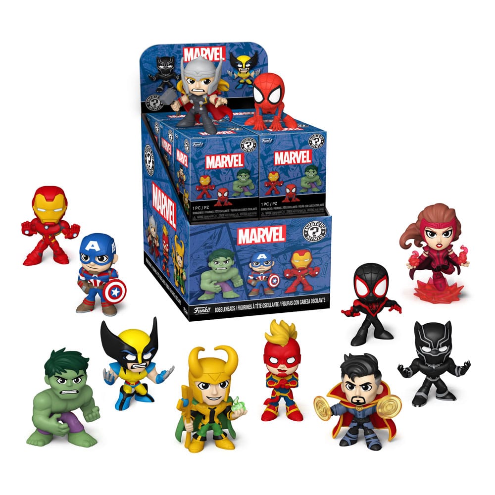 Marvel Mini Figures New Classics 5 cm Display (12) DS Modellismo Marvel Mini Classics Display (12) Funko