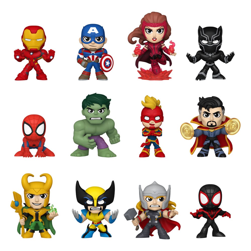 Marvel Mini Figures New Classics 5 cm Display (12) DS Modellismo Marvel Mini Classics Display (12) Funko