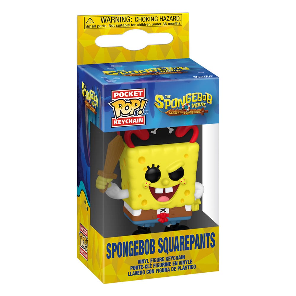 Portachiavi The SpongeBob Movie (2025) POP! 4 cm SpongeBob SquarePants Display (12) DS Modellismo Portachiavi SpongeBob Movie (2025) POP!