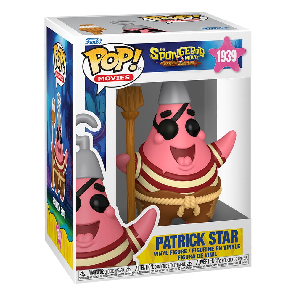 SpongeBob SquarePants POP! Vinyl Figure Patrick Star (Pirate) 9 cm DS Modellismo SpongeBob SquarePants POP! Patrick Star