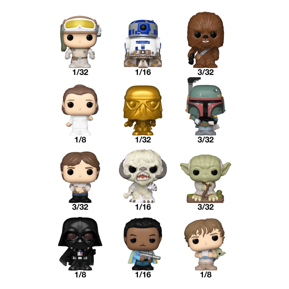 Star Wars Bitty POP! Vinyl Figure Display (32) S2 Pdq 2,5 cm DS Modellismo Star Wars Bitty POP! Display (32) S2 Pdq 2,5