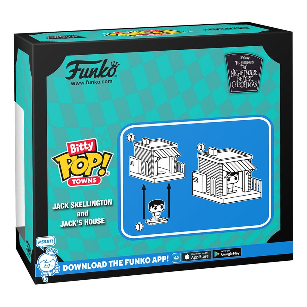 Nightmare Before Christmas Bitty POP! Town Vinyl Figure Jack at Home DS Modellismo Nightmare Before Christmas Bitty POP! Town